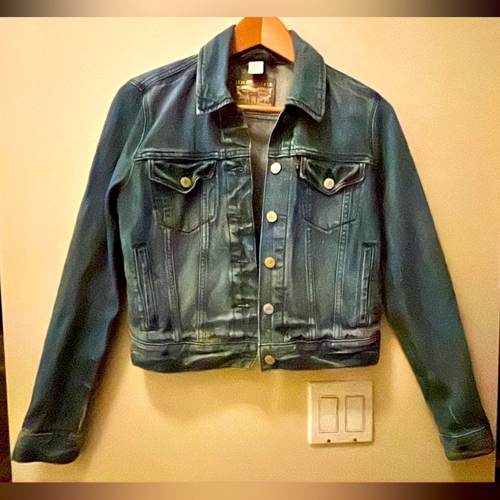 Levi Strauss Silver Label Cropped Denim Jacket - image 1